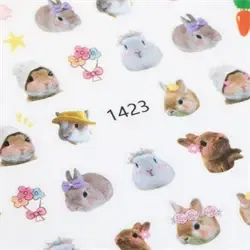 Påske klistermærker, selvklæbende og ultratynde, 1423, GNB